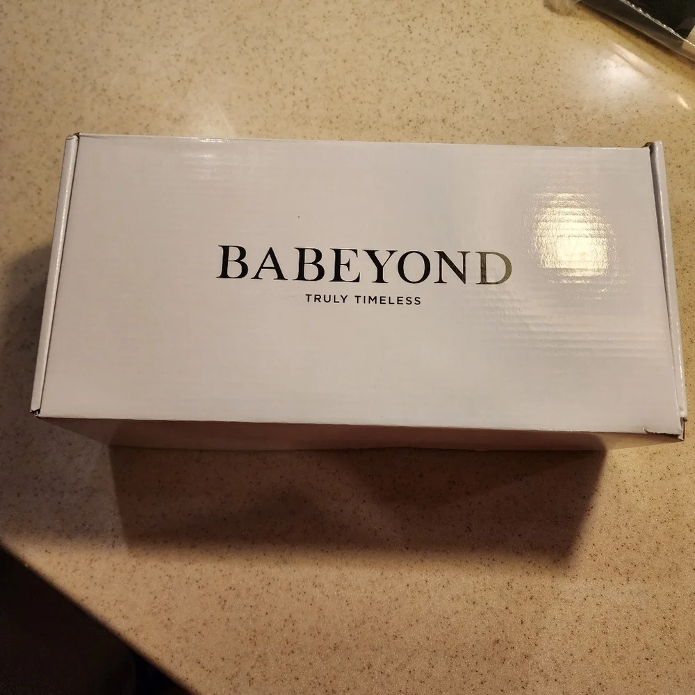 SH2- NIB BABEYOND Classic Black Ankle Strap Heels Sz 5.5 - Picture 4 of 4